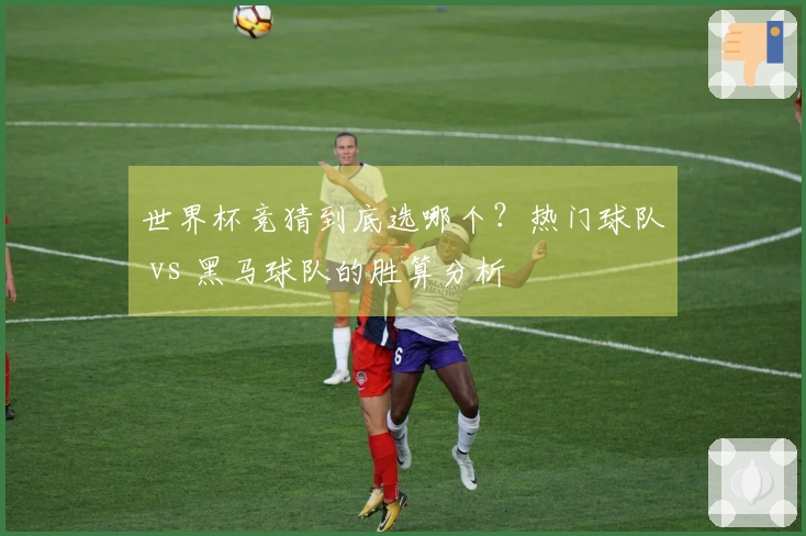 世界杯竞猜到底选哪个？热门球队 vs 黑马球队的胜算分析